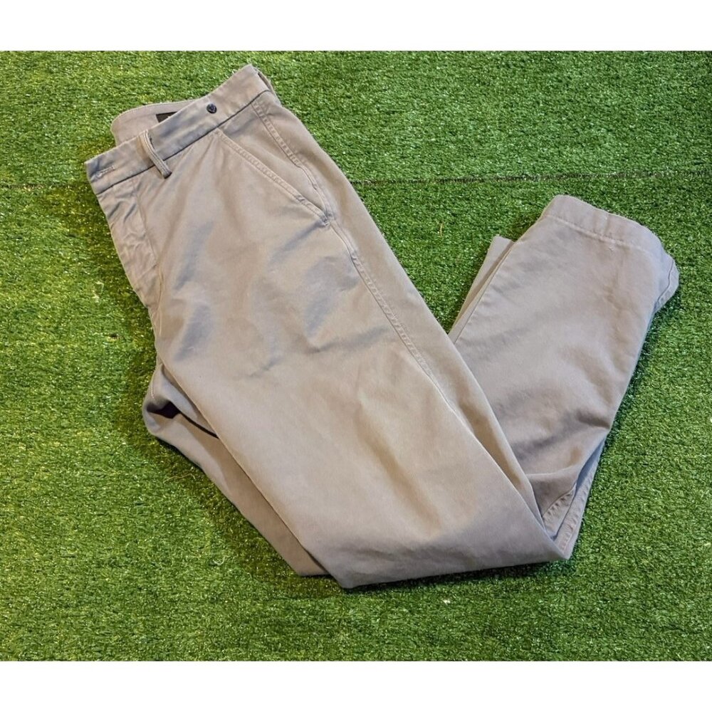 Masons Pants mens 50 34x28 gray torino jersey chino stretch dress performance